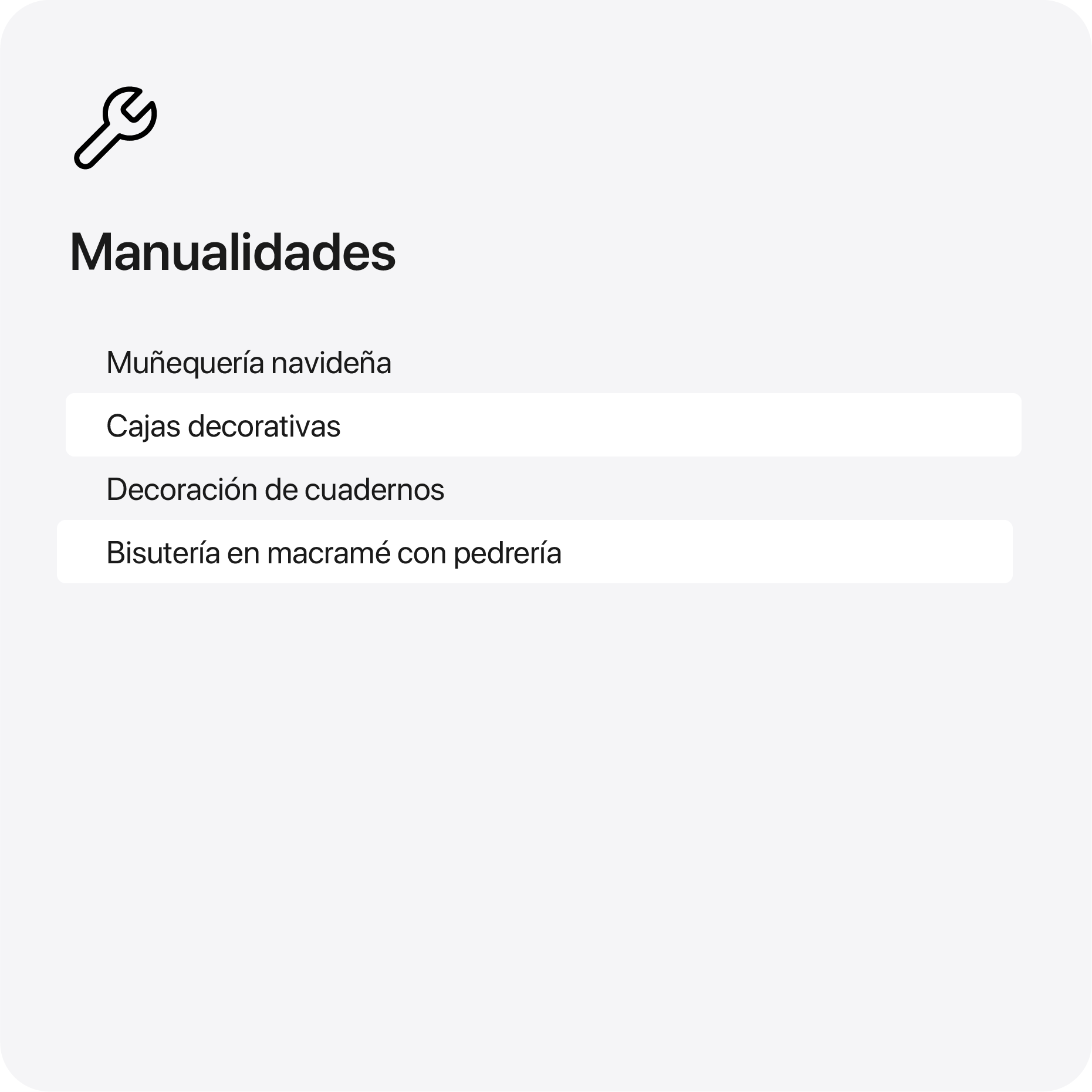 Manualidades