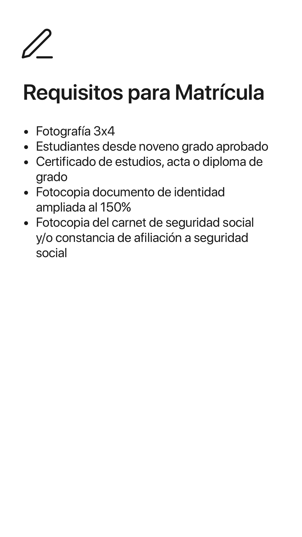 Matrícula