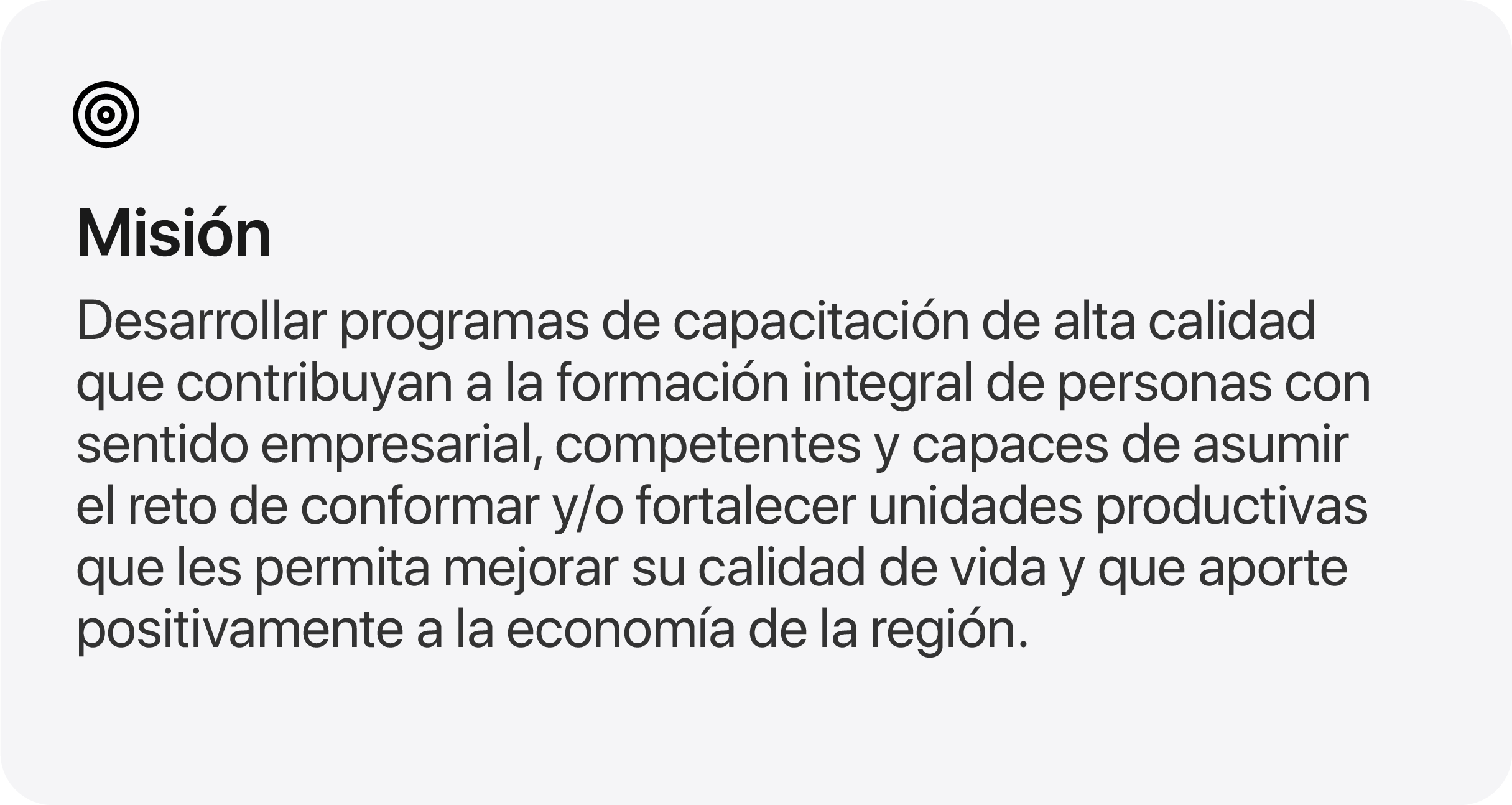 Misión